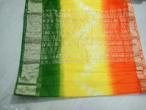 New Multicolour Organza Saree