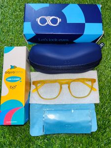 🕶️Lenskart Hustlr Amber Blue Cut Eyewear✨