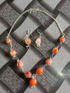 Carnelian Jewelry Set