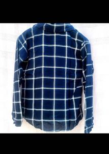 Blue Plaid Flannel Shirt