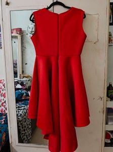Red Fit &amp; Flare Dress