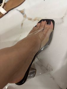 Transparent Heels For Women Size 24cm