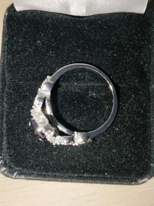 Amethyst Colour Stone Ring