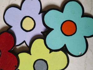Handcrafted Flower Coasters