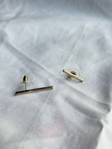 Golden western earrings, Studs