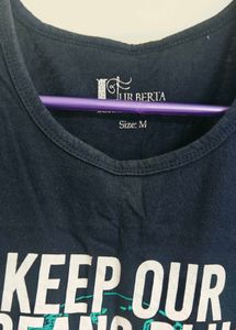 Dark Blue Tee | Tight Fit