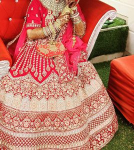 Lehenga Beautiful Colour  heavvy dupatta