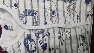 Cute Animal Print Baby Outfit