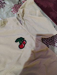 Top With Crop Sleeves