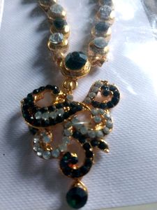 Green Colour Necklace