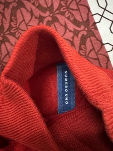 Red Turtle Neck Sweater – NUMERO UNO, Classic Wint