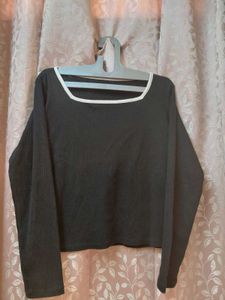 Black Long Sleeve Top