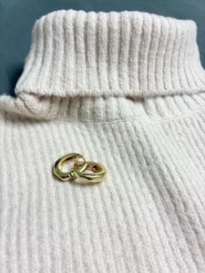 Cream Turtleneck Sweater