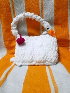 Crochet Goose Handbag 🤍