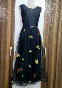 Black Floral Dress
