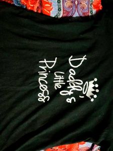 Black Printed T-shirt 👕