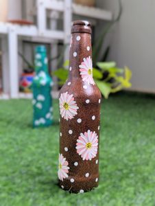 Hand-Painted Decorative Bottles(set Of 2)
