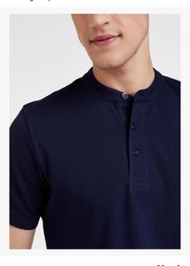 Symbol Peacot Blue Polo Shirt - Size L