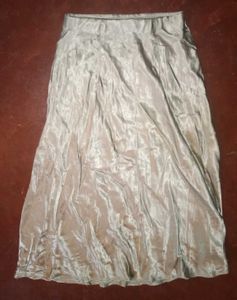 Satin Midi Skirt