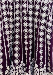 Embroidered Fit &amp; Flare Dress