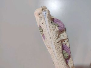 Crochet Strawberry Handbag