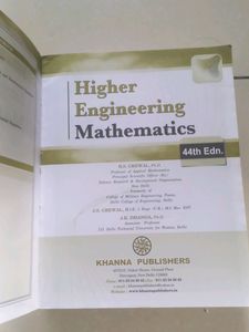 Mathematics Engineering Textbook