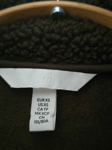 H&amp;M Teddy Jacket - Dark Olive