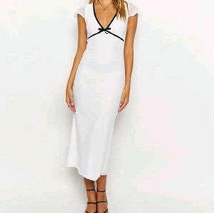 Coquette White Dress