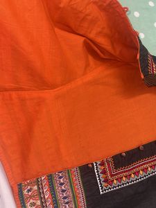 Embroidered Sleeveless Cotton Jacket