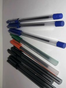 Bulk Pen Bundle - Black, Blue...