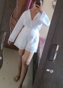 White Lace Detail Outfit