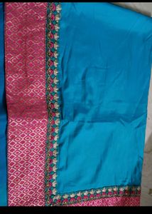 Sea Green Shiney Saree