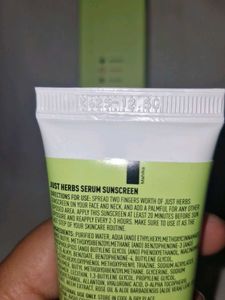 Just Herbs Spf60 PA+++ Gel Sunscreen