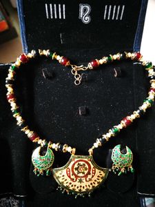 Vintage Meenakari Jewelry Set