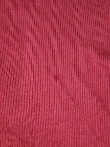 Burgundy V-Neck Top
