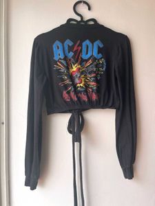 ACDC Crop Top