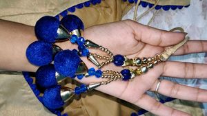 Gold Embellished Sari Blouse