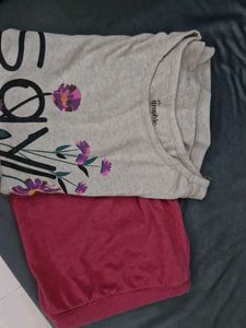 Graphic Print Tee &amp; Shorts Set