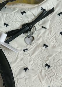 Savana Bow Print Shoulder Bag