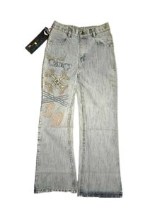 PATCHWORK BELL BOTTOM JEANS