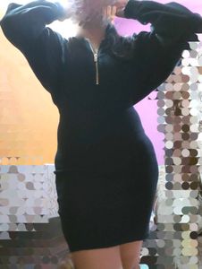 Black Bodycon Mini Dress