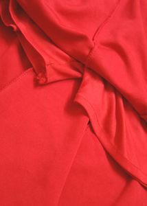 Red Mini Skirt With Attached Shorts