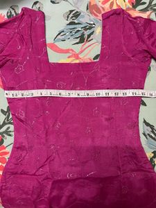 Embroidered Salwar Suit Set with Dupatta