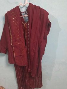 Kurta With. Ankle Pant &amp; Dupatta
