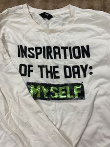 White Graphic Print Sweatshirt from max