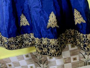 Elegant Blue Ethnic Gown