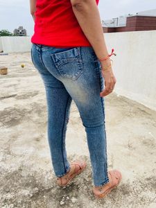 Denim Red Tread Work