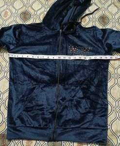 Blue Velvet Tracksuit - WOW GIRL