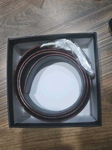 Handmade Vegan Leather Brown Belt for Men