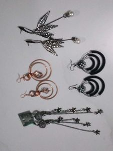 Set Of 4 Earrings